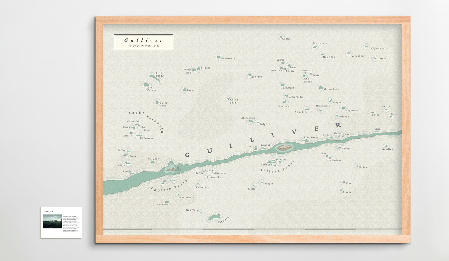 2 GULLIVER map e cartellino
